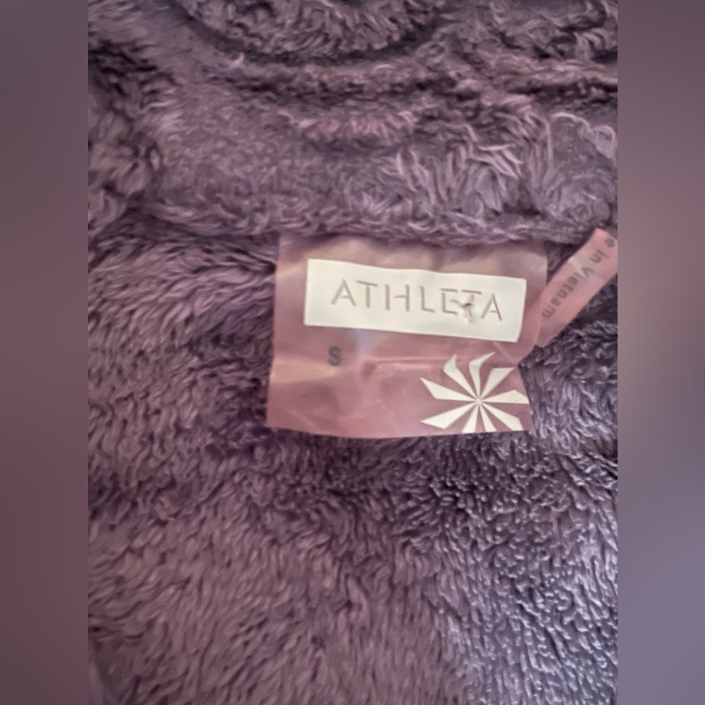 Athleta Half Zip Pullover Jacket Size S Black Gra… - image 5